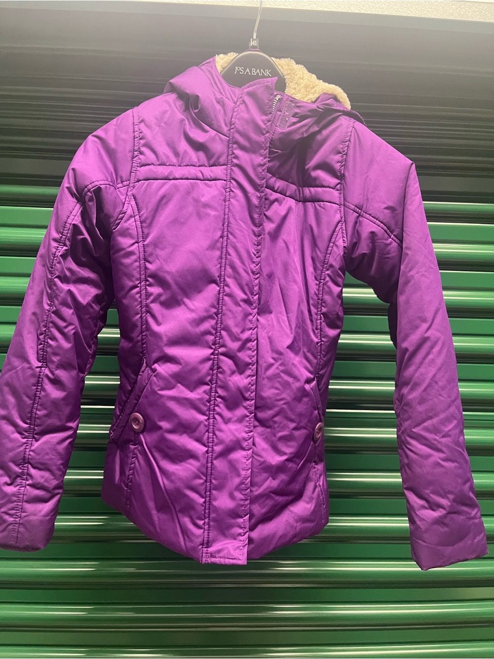 Lands' End Purple Girls' Pea Coat
